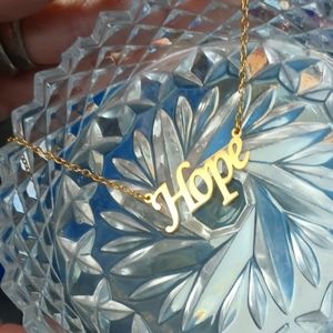 🆕 Hope Gold Stainless steel necklace